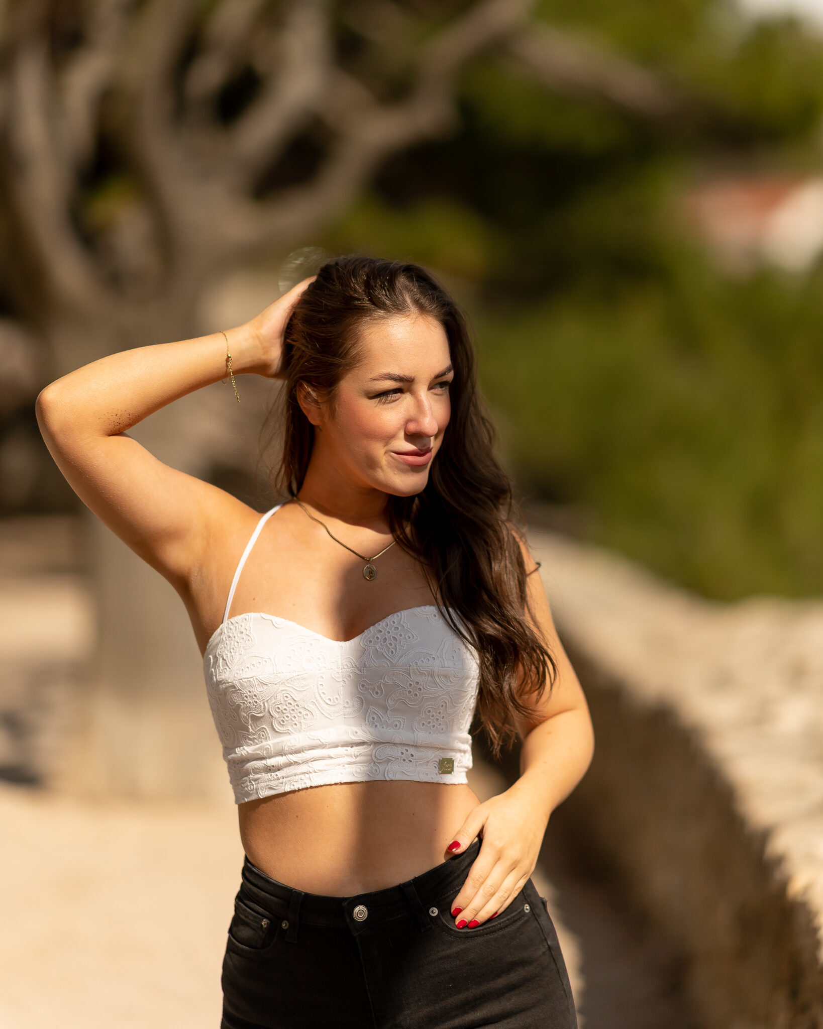 Crop top Fergie z bavlnenej madeiry, záber 4
