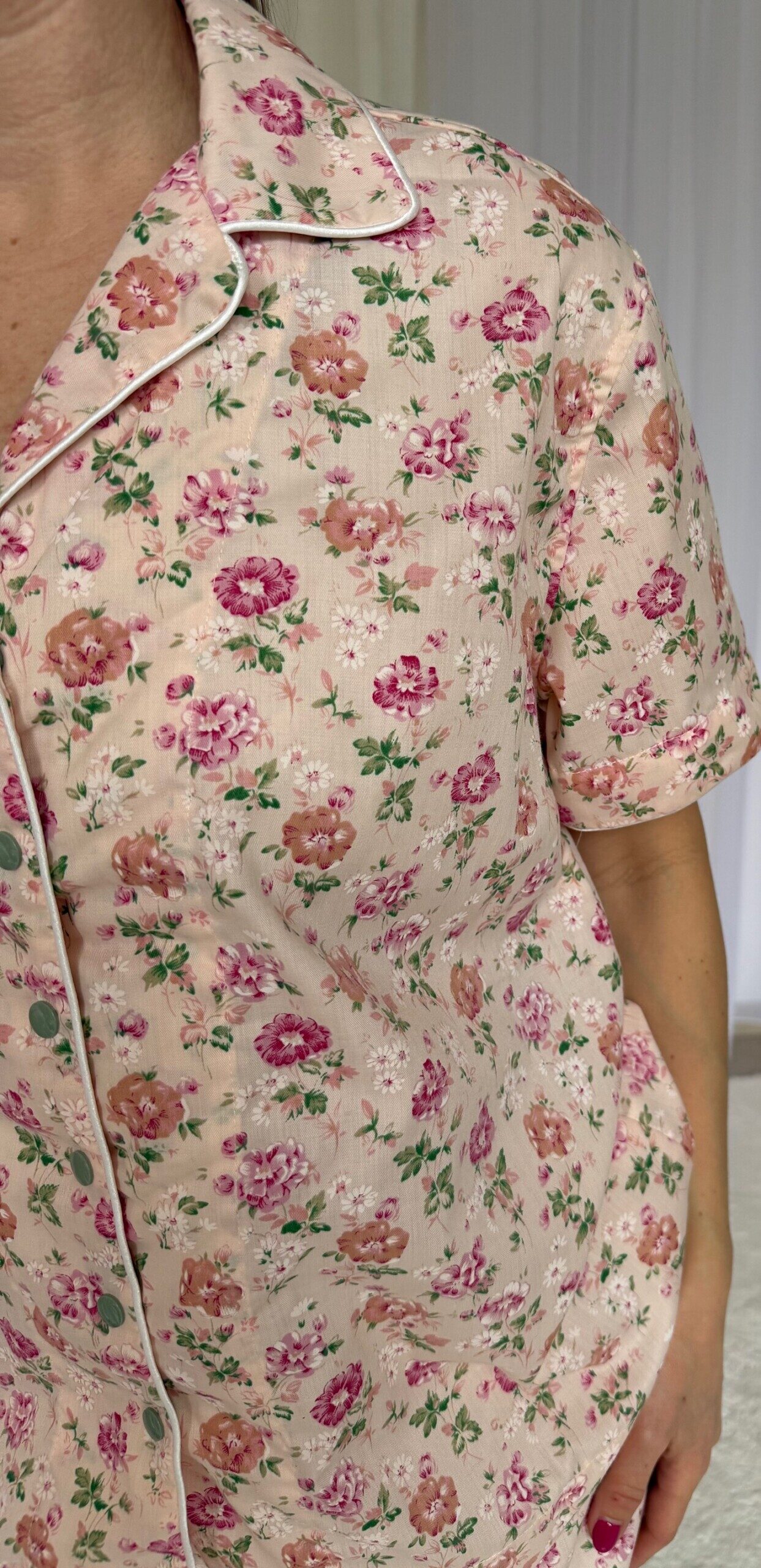 Bavlnený pyžamový set Scrap’n’Nap Small roses „S“, záber 5