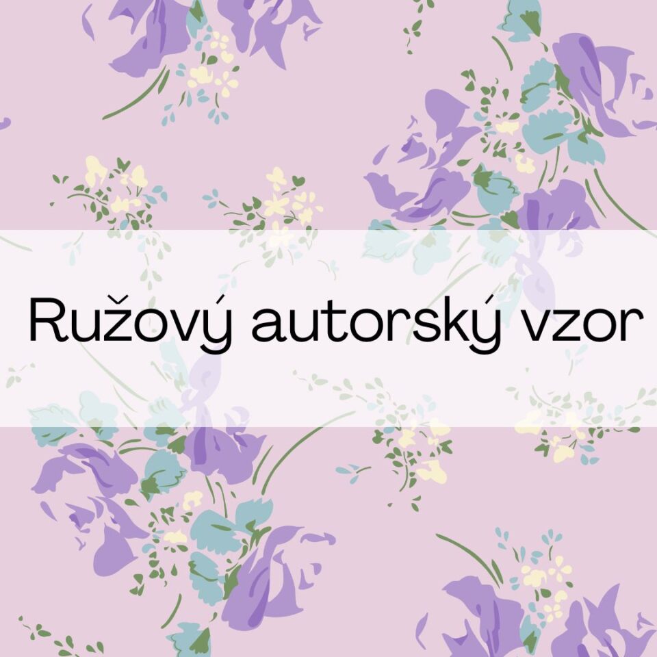 Ružový autorský vzor