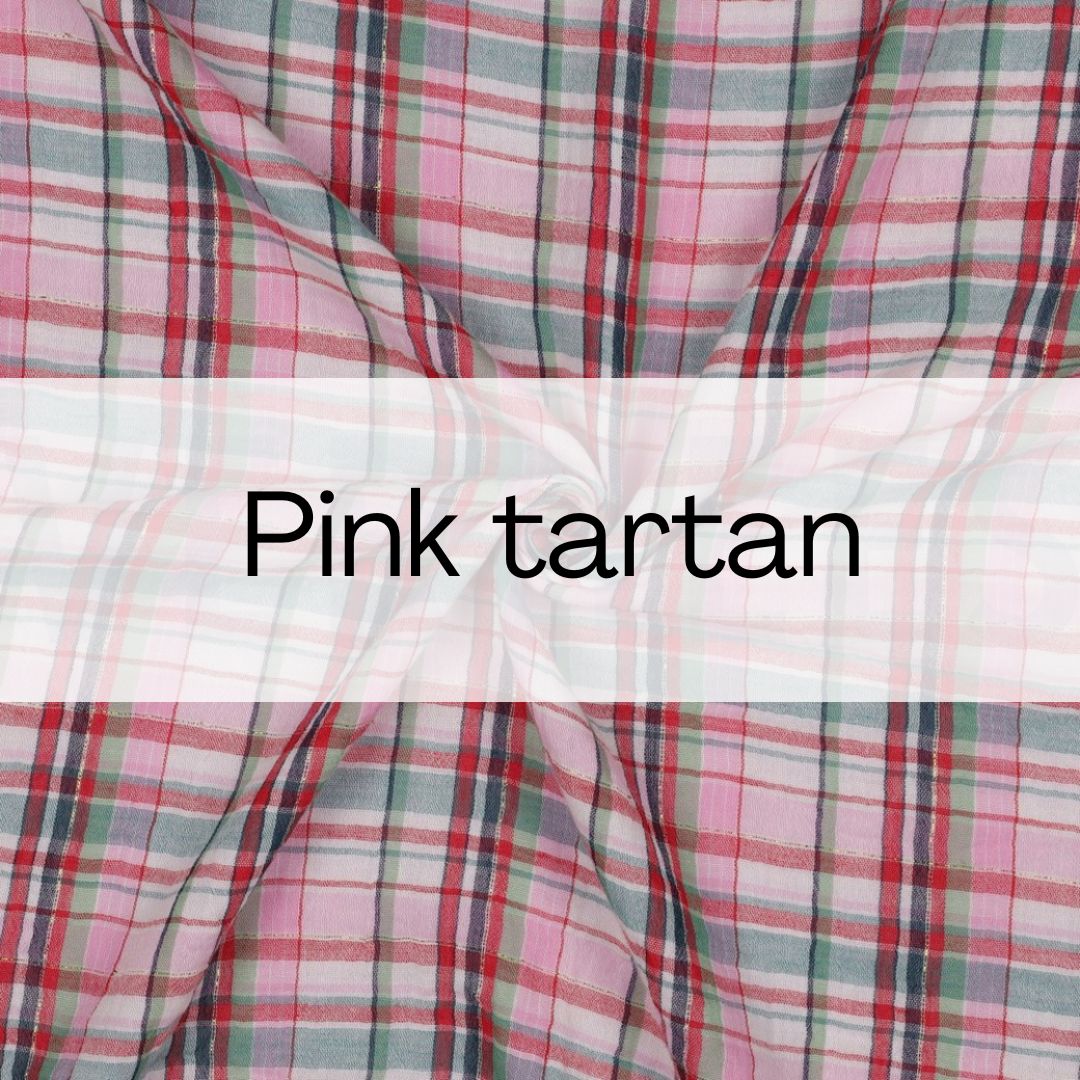 Odtieň Pink tartan