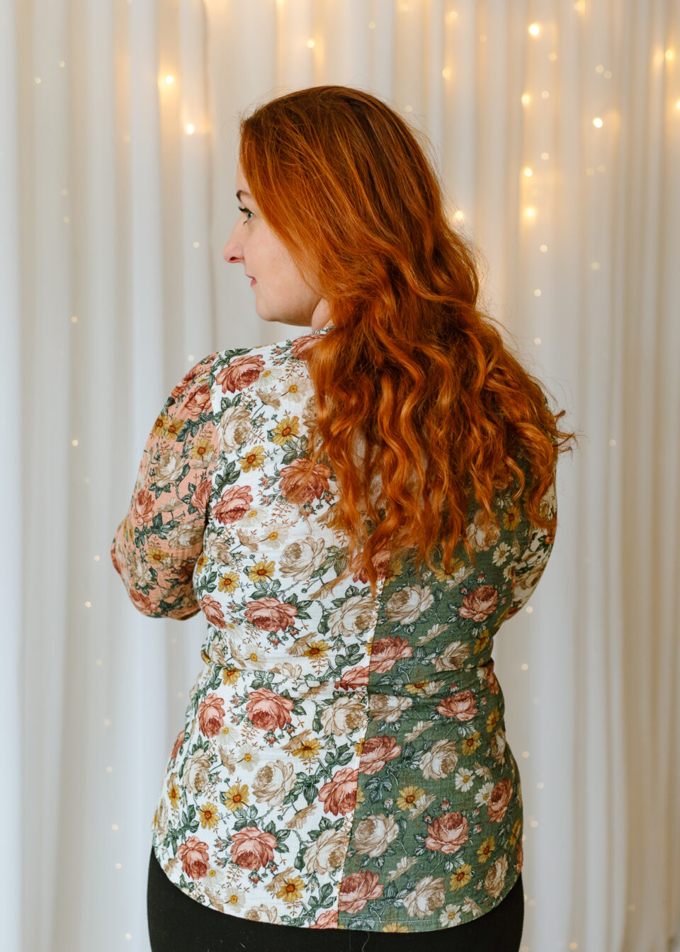 Upcyblúzka Godess COLMAR – L, záber 5